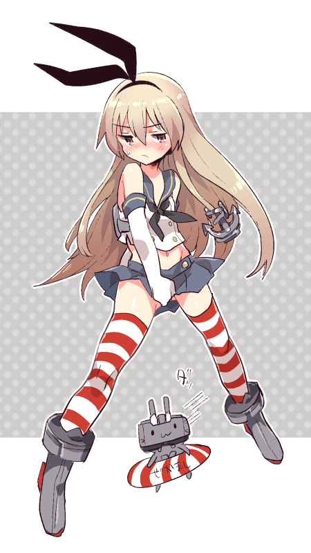 1girl, anchor, animal_ears, blush, boots, brown_eyes, brown_hair, covering