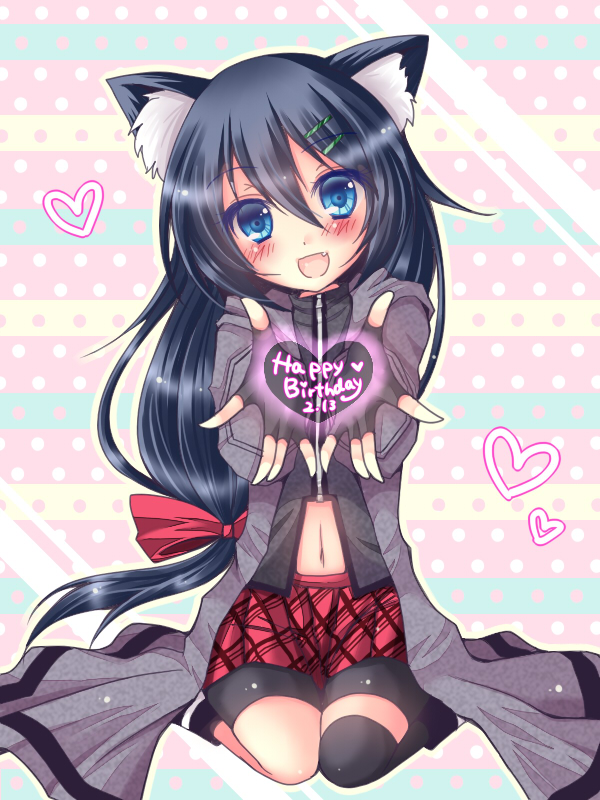 1girl, animal_ears, blue_eyes, blush, bow, cat_ears, hair_ornament, hairclip