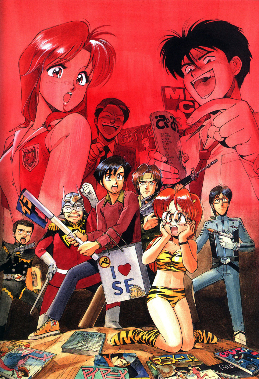 absurdres, character_request, cosplay, highres, kubo_ken, otaku, otaku_no_video, satou_yuri_(otaku_no_video)