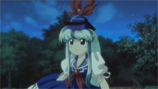 ?, aki_eda, animated, animated_gif, annoyed, artist_request, blush_stickers, bow