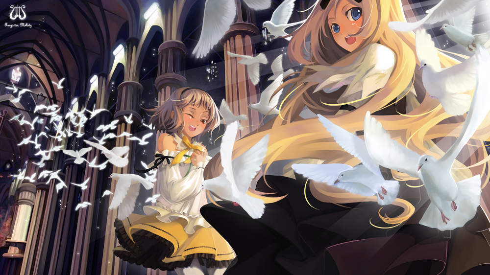 cagalin, eternita, multiple_girls, re-hakuhi, sairalinde