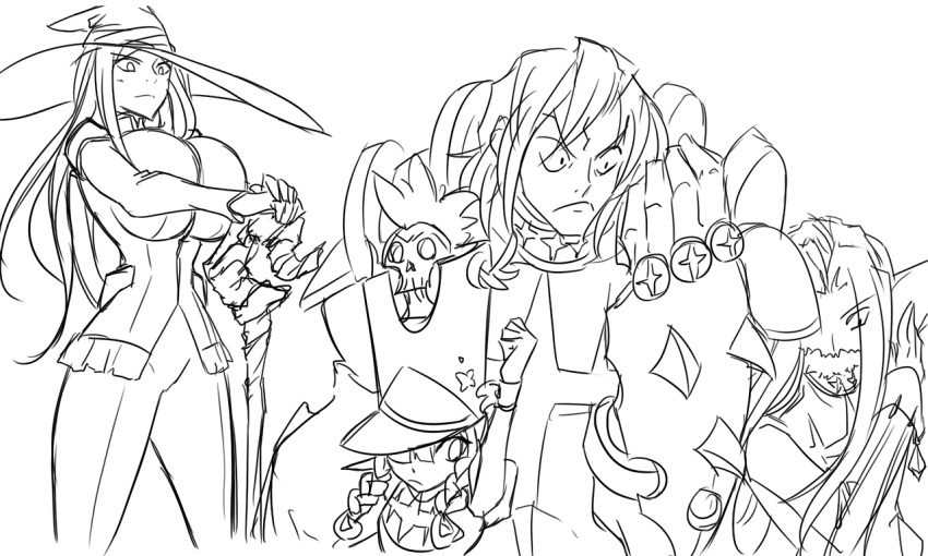 2boys, 2girls, breasts, cosplay, dragon's_crown, elf_(dragon's_crown), fighter_(dragon's_crown), hat