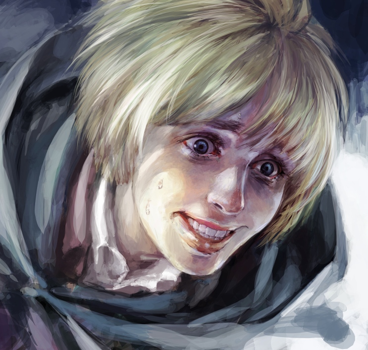 armin_arlert, blonde_hair, blue_eyes, duexduex, shingeki_no_kyojin, short_hair