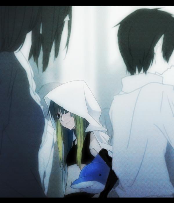 hood, kuroyoru_umidori, long_hair, multicolored_hair, stuffed_toy, to_aru_majutsu_no_index, to_aru_majutsu_no_index:_new_testament, toooka