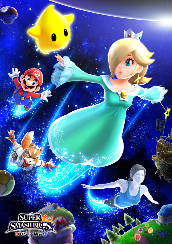 2boys, 2girls, 3d, aqua_dress, blonde_hair, crown, dress, e3
