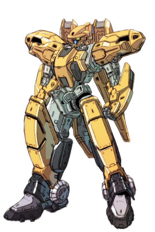aestivalis, kidou_senkan_nadesico, kuramochi_kyouryuu, mecha, no_humans, simple_background, white_background