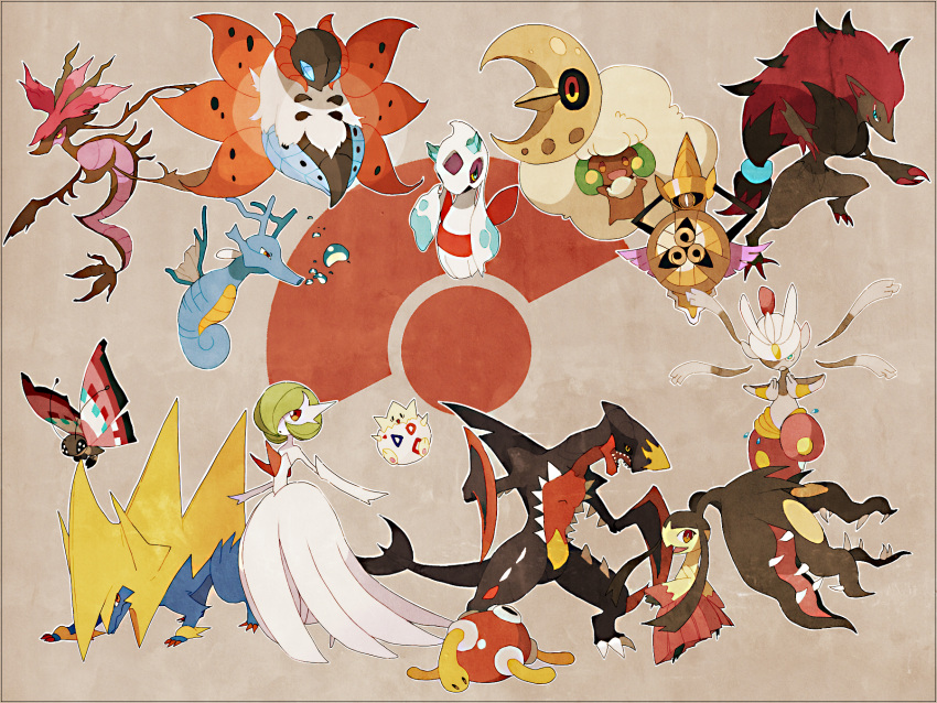 aegislash, blue_eyes, bug, claws, dragalge, dragon, fangs, fins