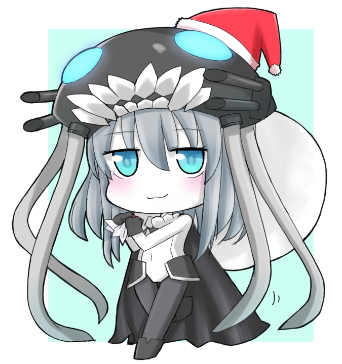 1girl, :3, bag, blue_eyes, bodysuit, cape, chibi, gloves