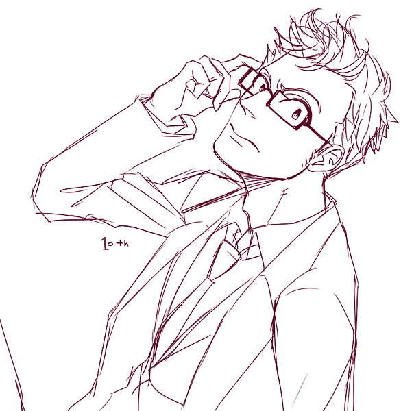 1boy, armkreuz, doctor_who, glasses, male, tagme, tenth_doctor
