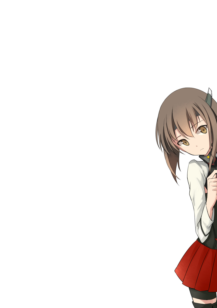 1girl, absurdres, bike_shorts, blush, brown_eyes, brown_hair, flat_chest, headband