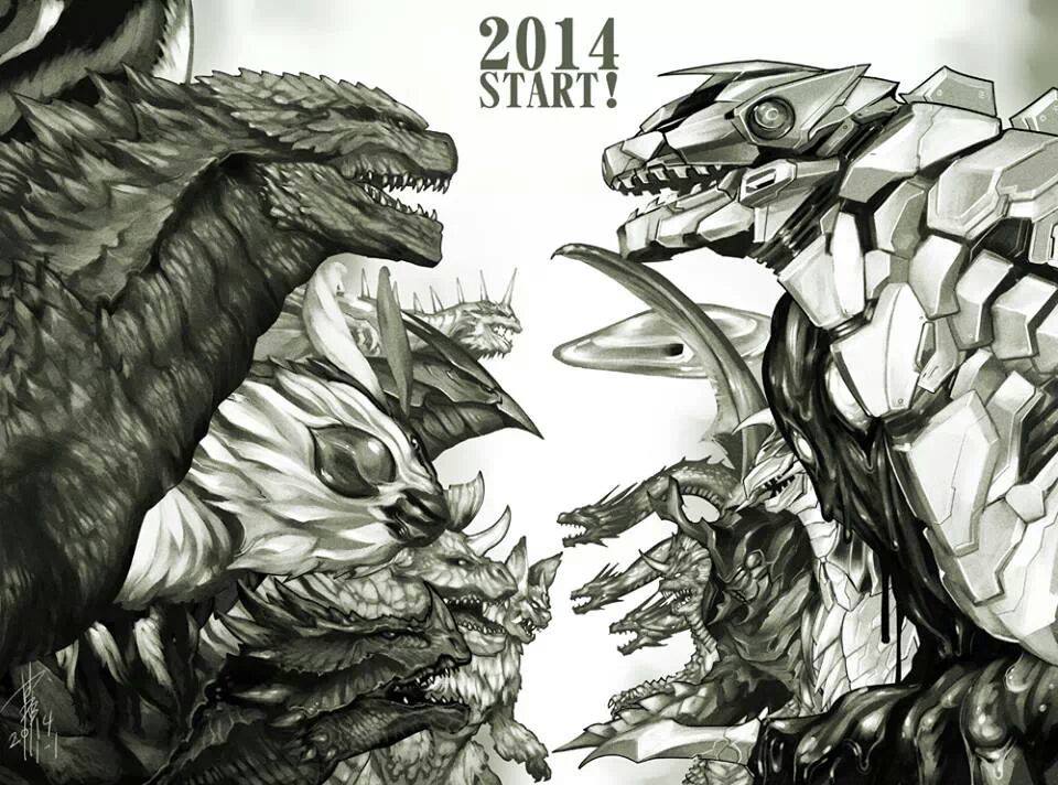 2014, anguirus, baragon, destoroyah, english, gigan, godzilla, godzilla_(series)
