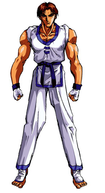 brown_hair, fatal_fury, garou_densetsu, hellstinger, kim_kaphwan, male, martial_arts, obari_style