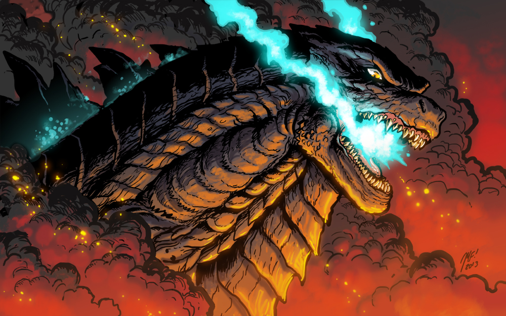 2014, atomic_ray, godzilla, godzilla_(series), kaijuu, no_humans