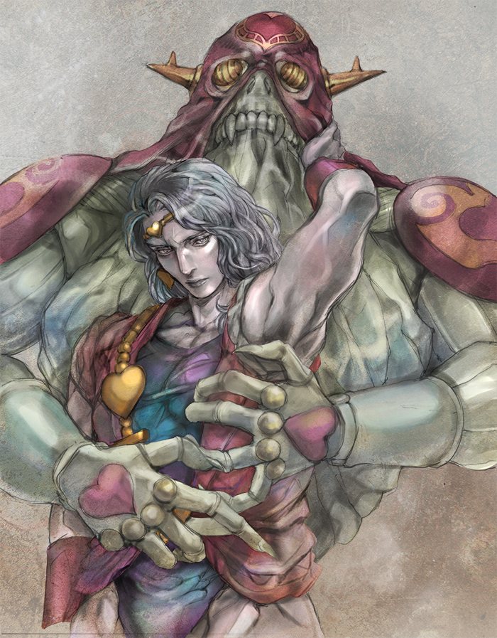 2boys, cream_(stand), jojo_no_kimyou_na_bouken, long_hair, memento1113, multiple_boys, stand_(jojo), vanilla_ice