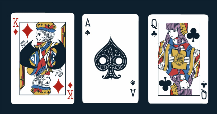2girls, :<, ace_of_spades, alternate_costume, bat_wings, blue_background, book, bow