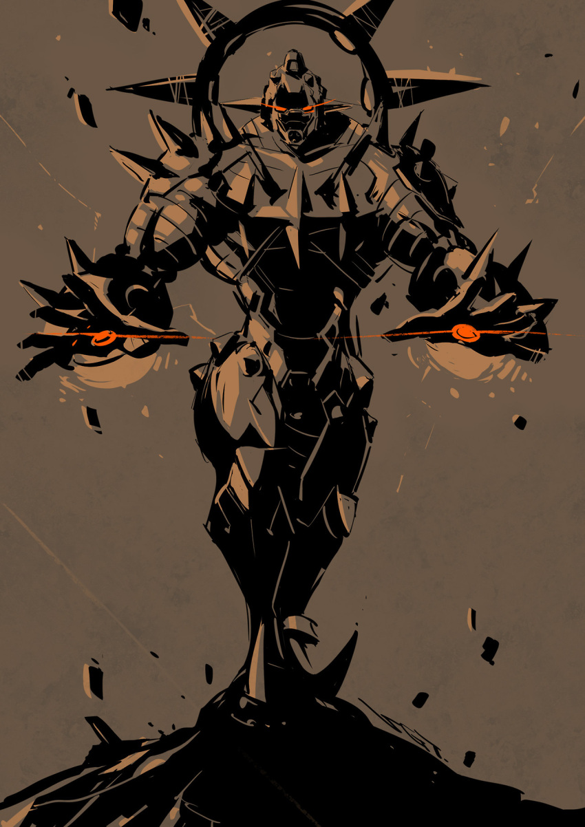 1boy, armor, full_armor, gamagoori_ira, highres, kill_la_kill, koyama_shigeto, male