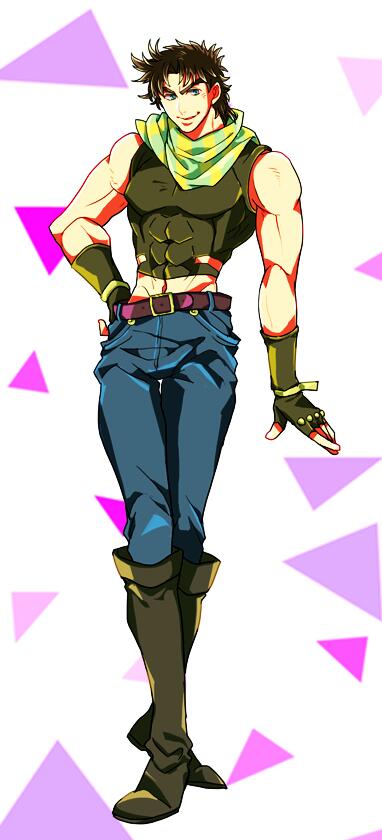 1boy, boots, brown_hair, fingerless_gloves, gloves, green_eyes, jojo_no_kimyou_na_bouken, joseph_joestar_(young)