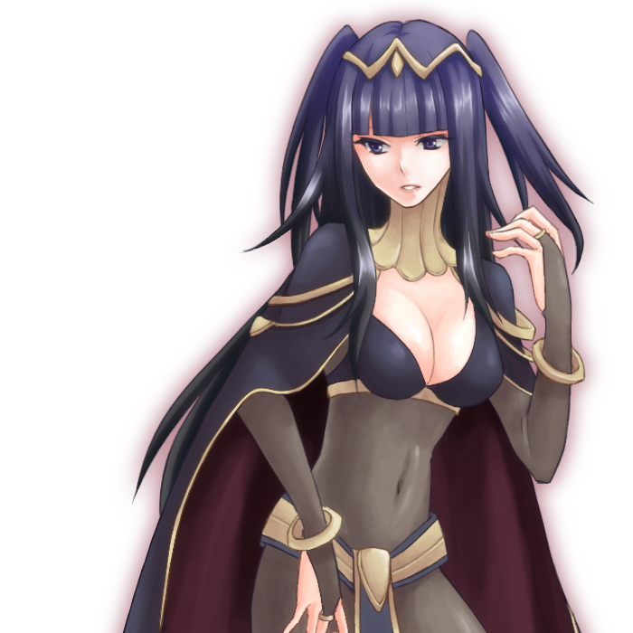 1girl, bangs, black_hair, blunt_bangs, bodysuit, bracelet, breasts, bridal_gauntlets