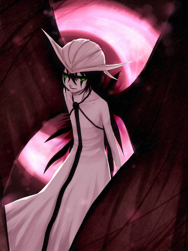 ?_@_zasshoku, bad_id, bleach, espada, green_eyes, long_hair, resurreccion, slit_pupils