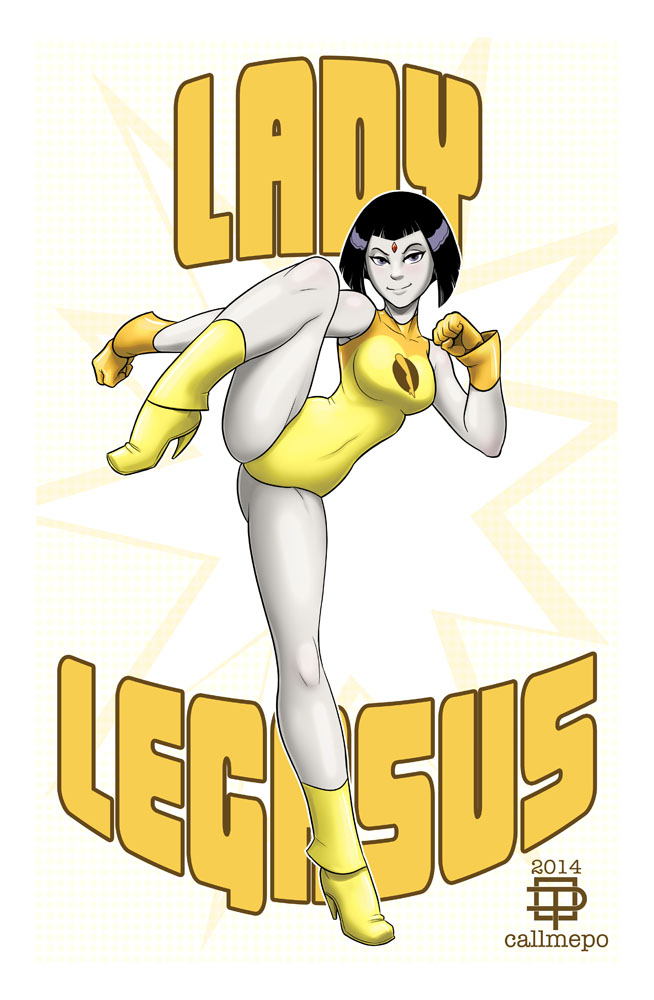 1girl, alternate_costume, bad_deviantart_id, bad_id, bare_legs, black_hair, blush, bob_cut