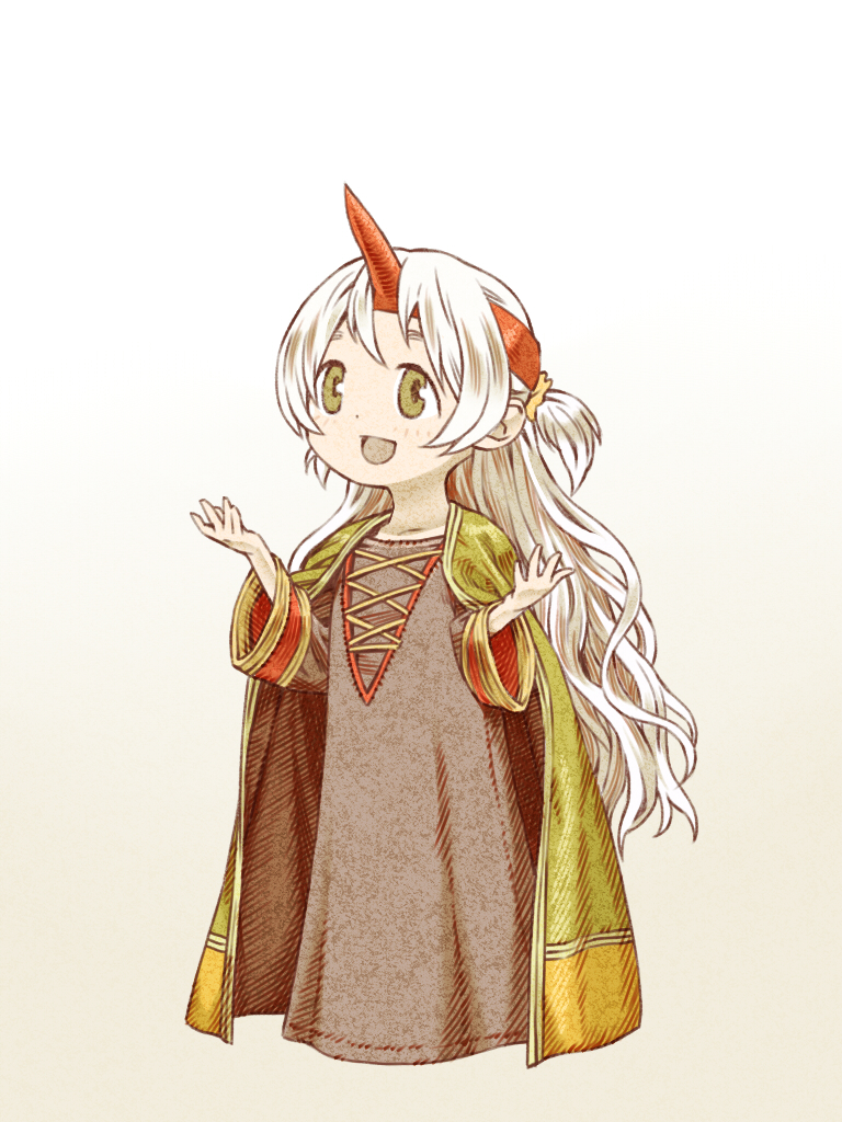 1girl, cloak, final_fantasy, final_fantasy_tactics, headband, horn, long_hair, mahou_shoujo_madoka_magica