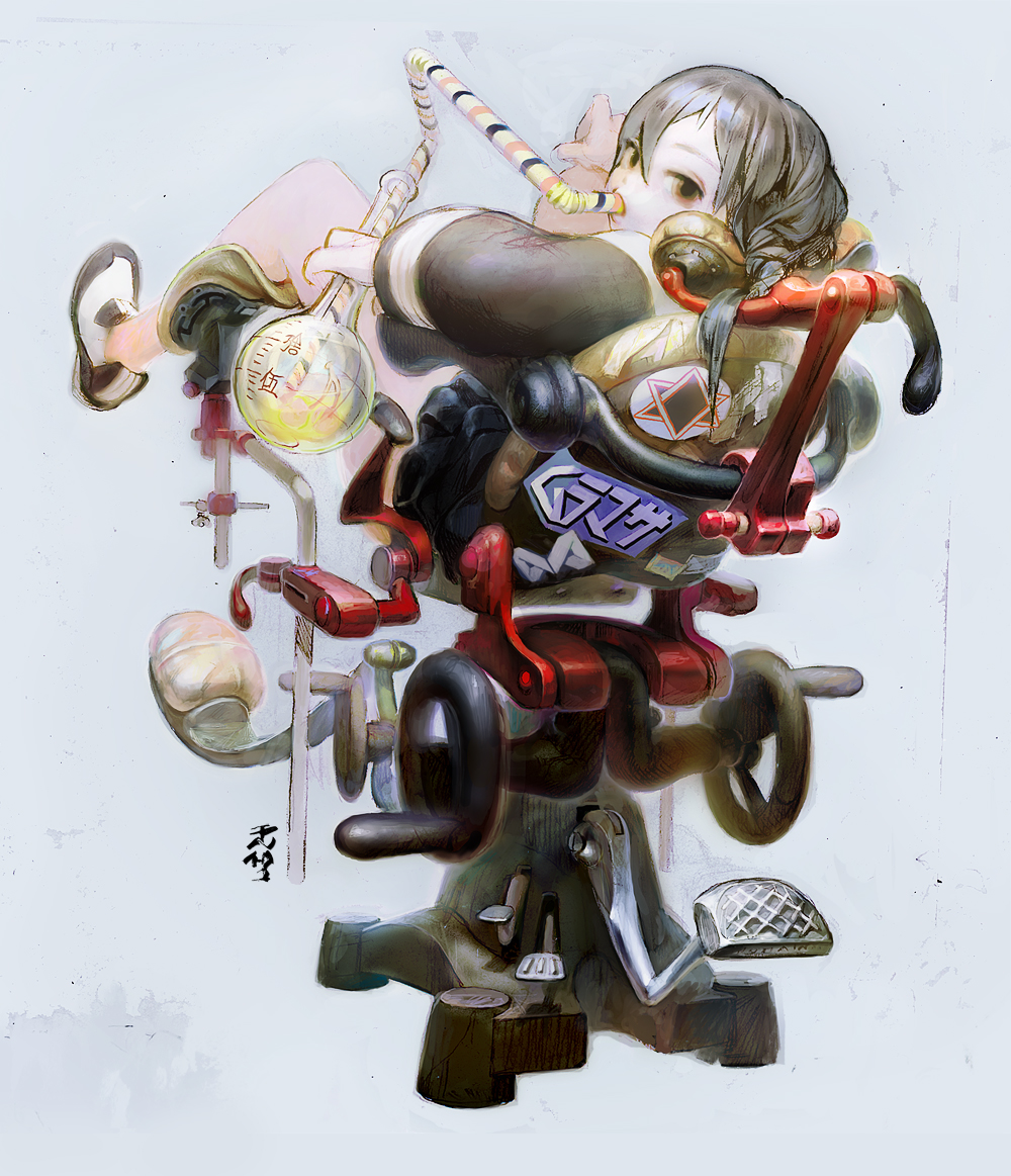 gyn_chair, hexagram, looking_back, original, shoes, sneakers, solo, spread_legs