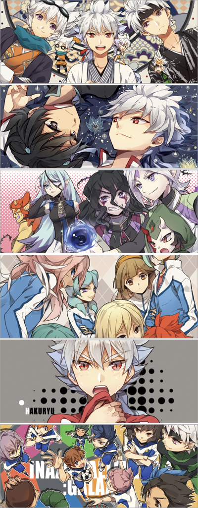 5girls, 6+boys, afuro_terumi, anger_vein, aqua_hair, ball, beta_(inazuma_eleven), blue_eyes