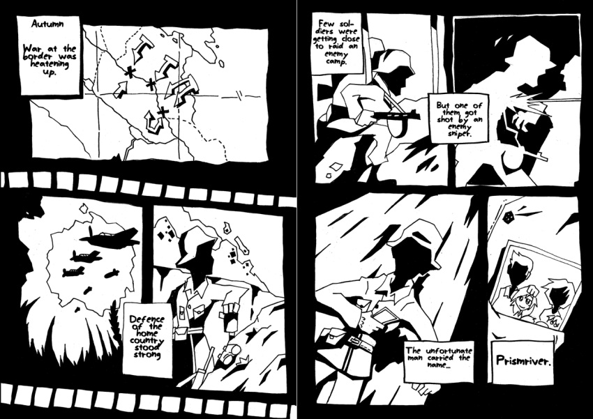 airplane, binoculars, bomb, bomber, comic, death, english, gun