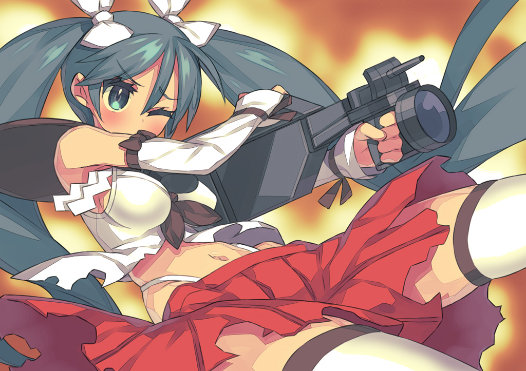 1girl, black_eyes, black_hair, hair_ribbon, isuzu_(kantai_collection), kantai_collection, long_hair, machinery