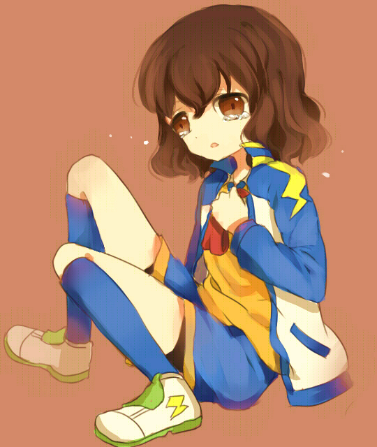 1boy, armband_removed, brown_eyes, brown_hair, inazuma_eleven_(series), inazuma_eleven_go, junekun, male