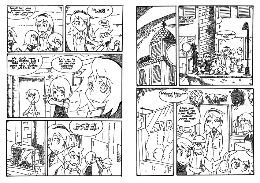 al_bhed_eyes, church, city, comic, earmuffs, english, fireplace, hairband