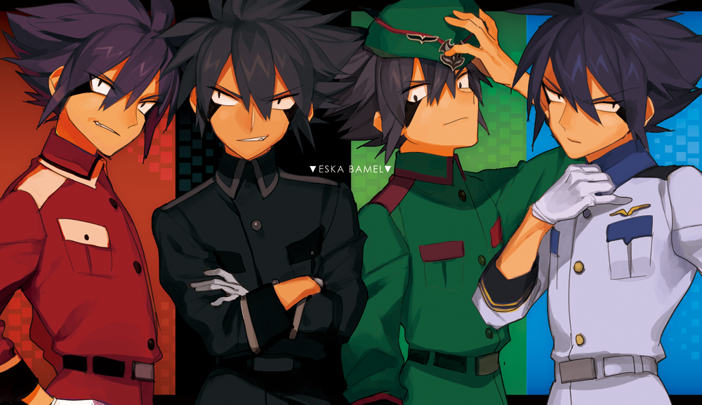 1boy, character_name, eska_bamel, gloves, inazuma_eleven, inazuma_eleven_(series), male, military