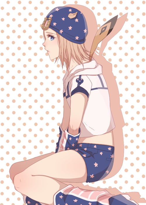 1boy, adapted_costume, blonde_hair, boots, hat, johnny_joestar, jojo_no_kimyou_na_bouken, kneeling