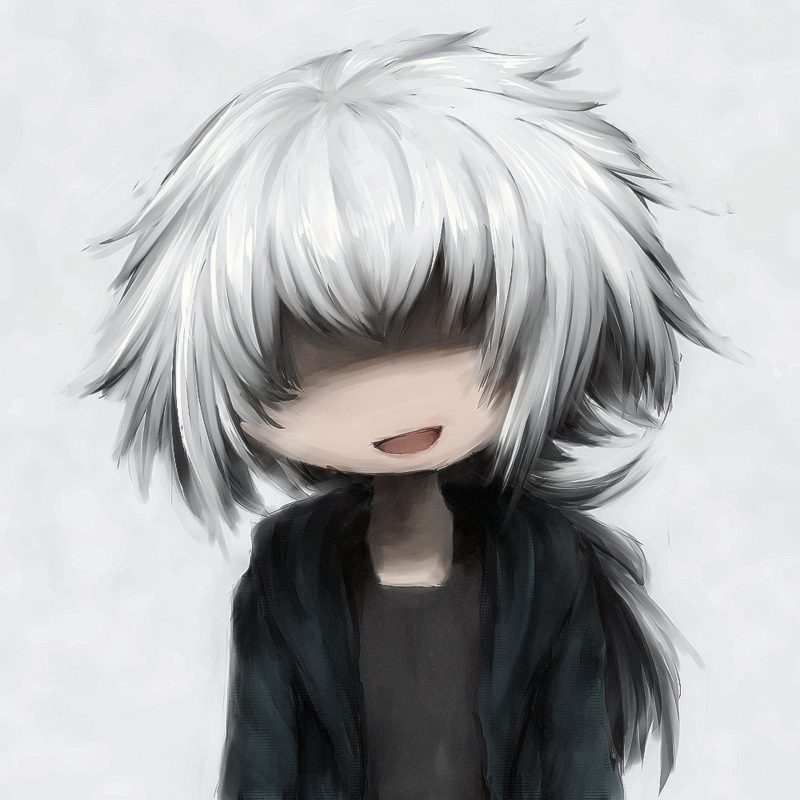 1boy, hair_over_eyes, harinezumi_(pixiv), hood, long_hair, male, mikan_muzou, official_art