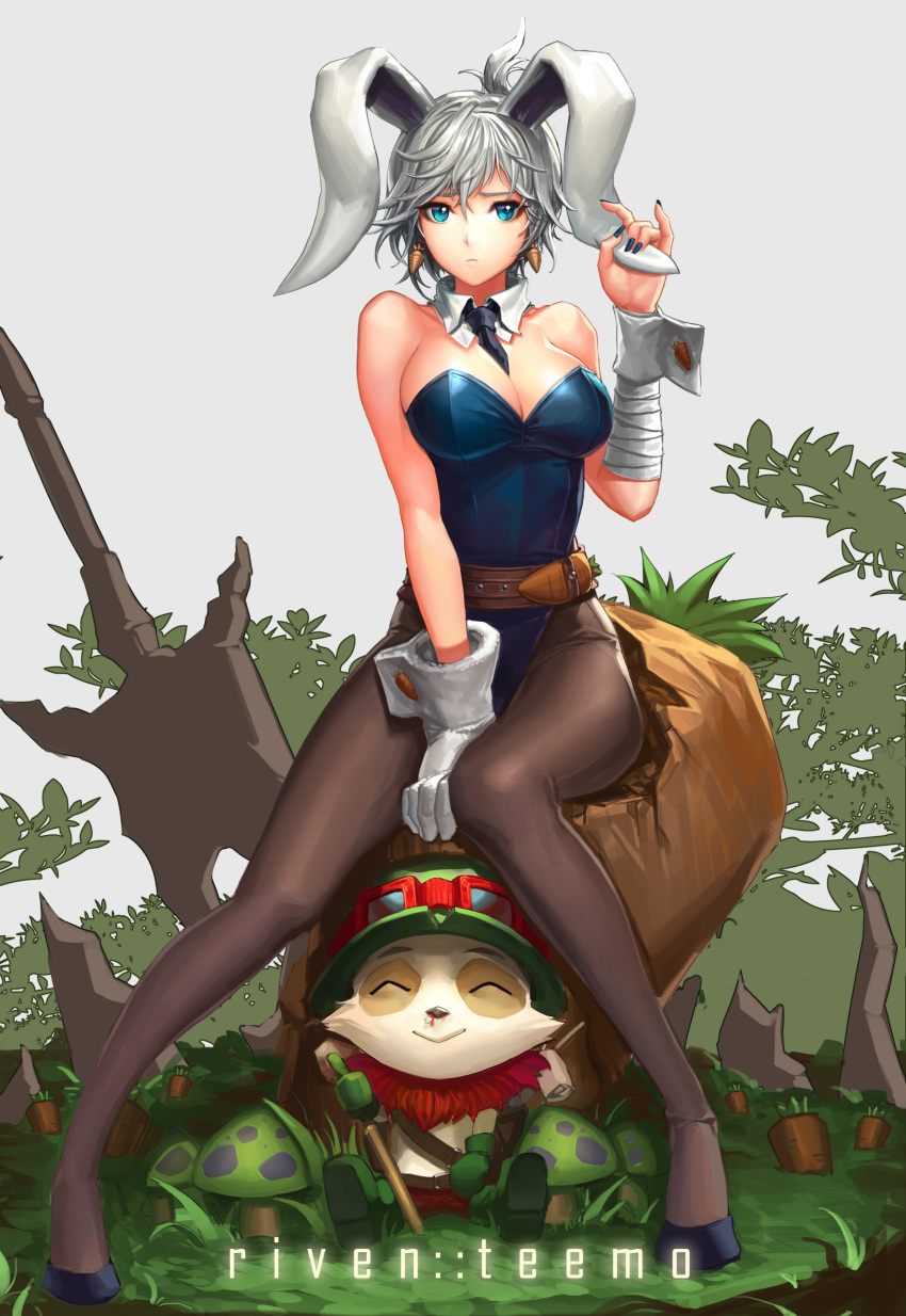 absurdres, alternate_costume, animal_ears, bunnysuit, cherrylich, earrings, highres, jewelry