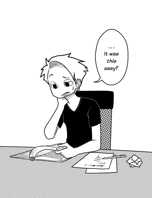 1boy, artist_self-insert, atokniiro, book, chair, couple, english, male