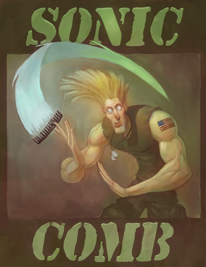 blonde_hair, comb, dog_tags, dogtags, eric_henze, guile, solo, street_fighter