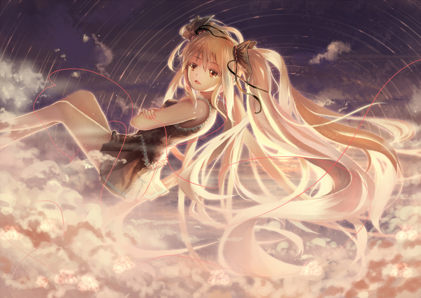 1girl, green_hair, hatsune_miku, highres, long_hair, skirt, solo, tangjinhang