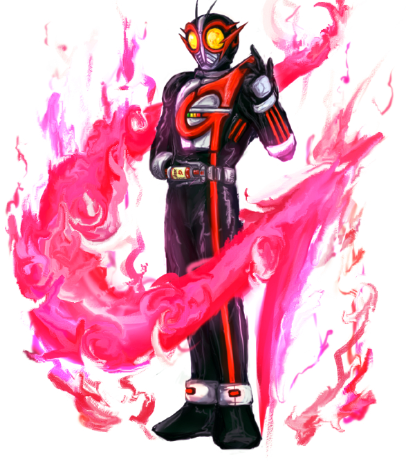 flames, g, kamen_rider, kamen_rider_g, pose