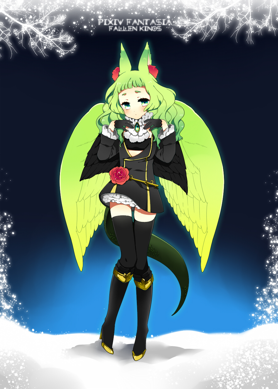 1girl, animal_ears, armor, bangs, belt, beniko, blunt_bangs, cravat