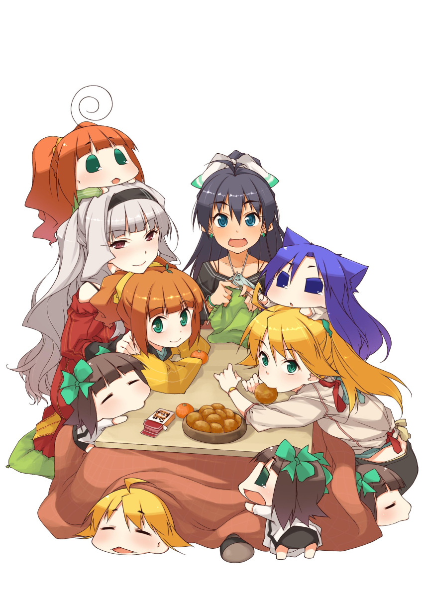 absurdres, akane_yuki, brown_hair, ganaha_hibiki, haruka-san, highres, hoshii_miki, idolmaster