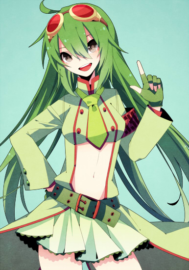 belt, black_eyes, center_opening, fingerless_gloves, flygon, gloves, goggles, goggles_on_head