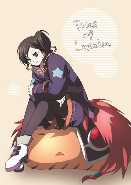 black_hair, jay, moses_sandor, redhead, side_ponytail, tales_of_legendia, violet_eyes, yukkuri_shiteitte_ne