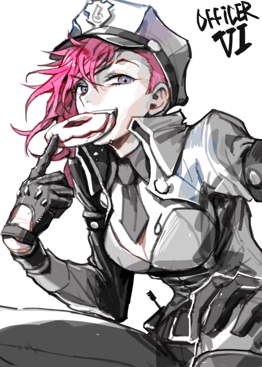 1girl, 2gold, alternate_costume, character_name, eating, gloves, hat, league_of_legends