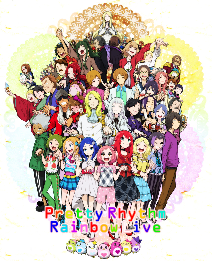 absurdres, akai_glassese, amou_june, ayase_naru, ayase_poemu, ayase_ryuunosuke, blonde_hair, blue_eyes