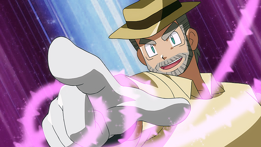 blue_eyes, eyebrows, facial_hair, gloves, grey_hair, hat, haze00, hermit_purple