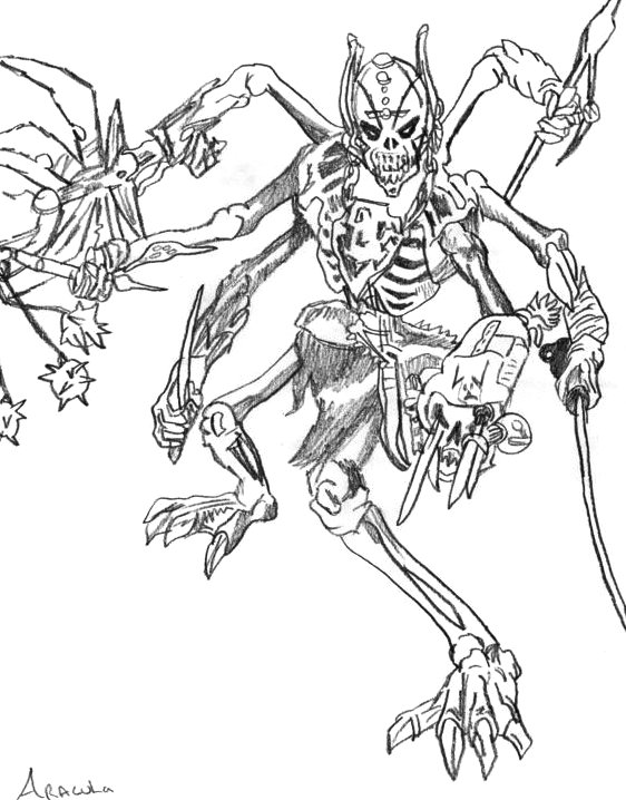 aracula, dagger, gun, monochrome, skeleton_warriors, solo, sword, tagme, teeth