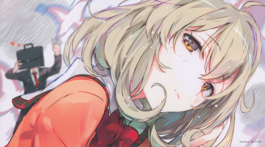 1girl, absurdres, artist_request, brown_eyes, highres, sasami-san@ganbaranai, tsukuyomi_kamiomi, tsukuyomi_sasami