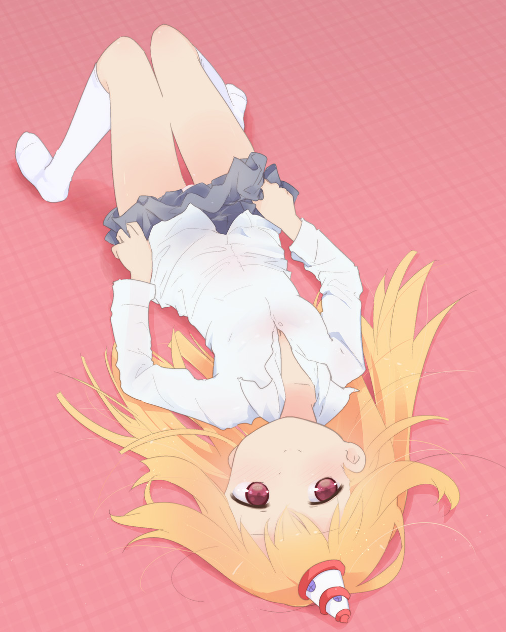 +tic_nee-san, 1girl, blonde_hair, brown_eyes, genma_iroe, highres, kuroba, long_hair