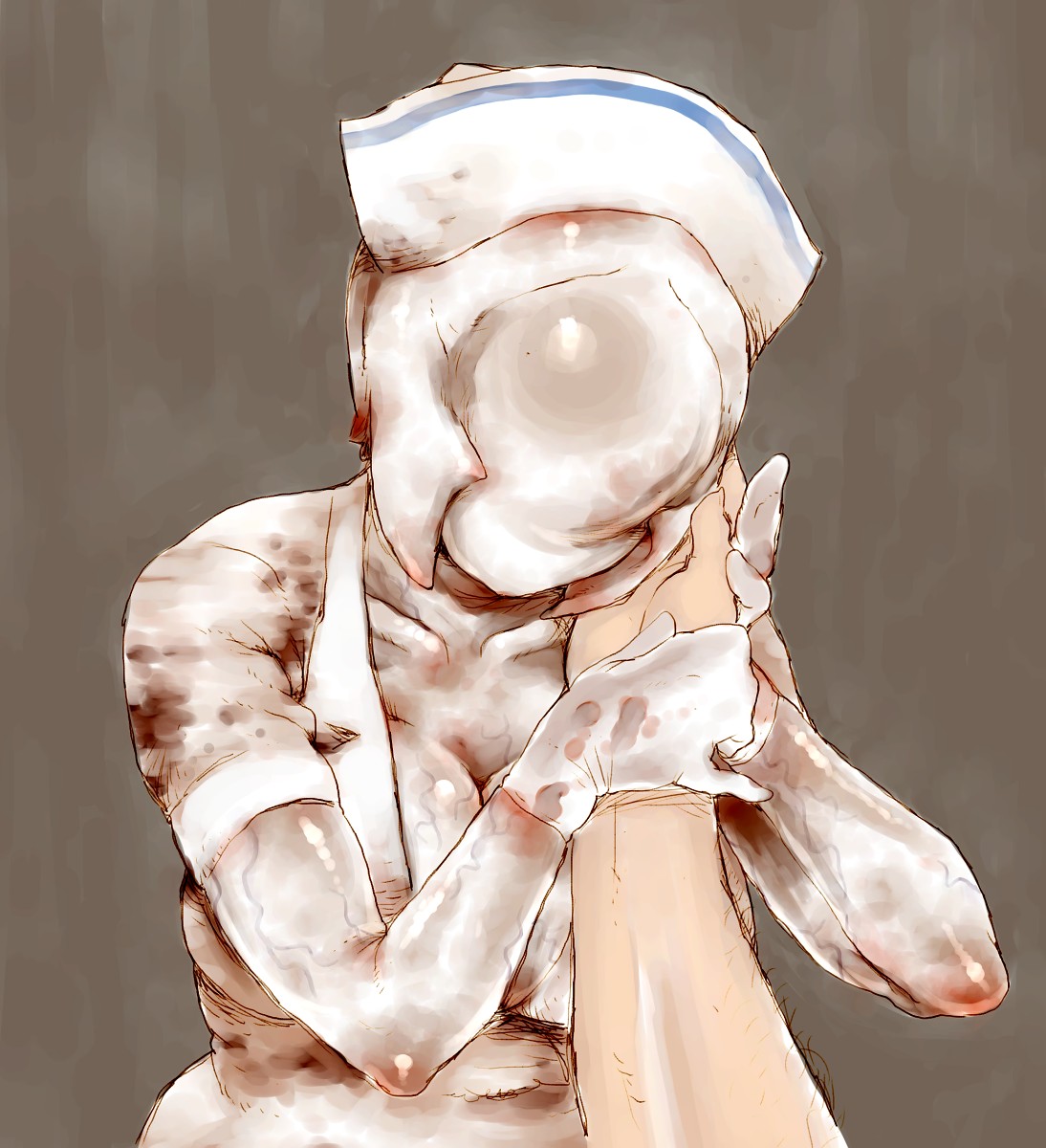 blind, bubble_head_nurse, gloves, highres, monster, nurse, shizuoka_(bl09), silent_hill
